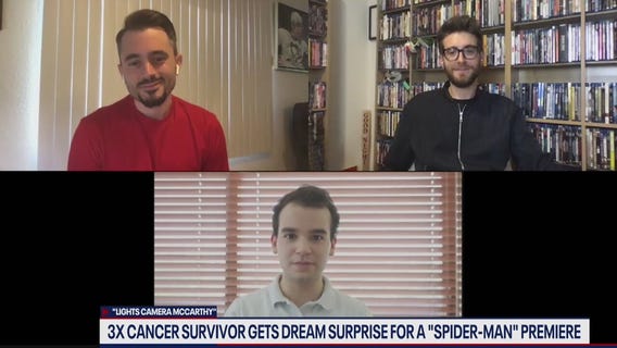 3 time cancer survivor Mateo Coka, Brad Lambert surprised with premiere tickets to Spider-Man: Far From Home