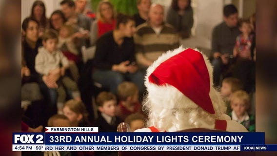 City of Farmington Hills welcomes the holiday season with 33rd annual Holiday Lights Ceremony