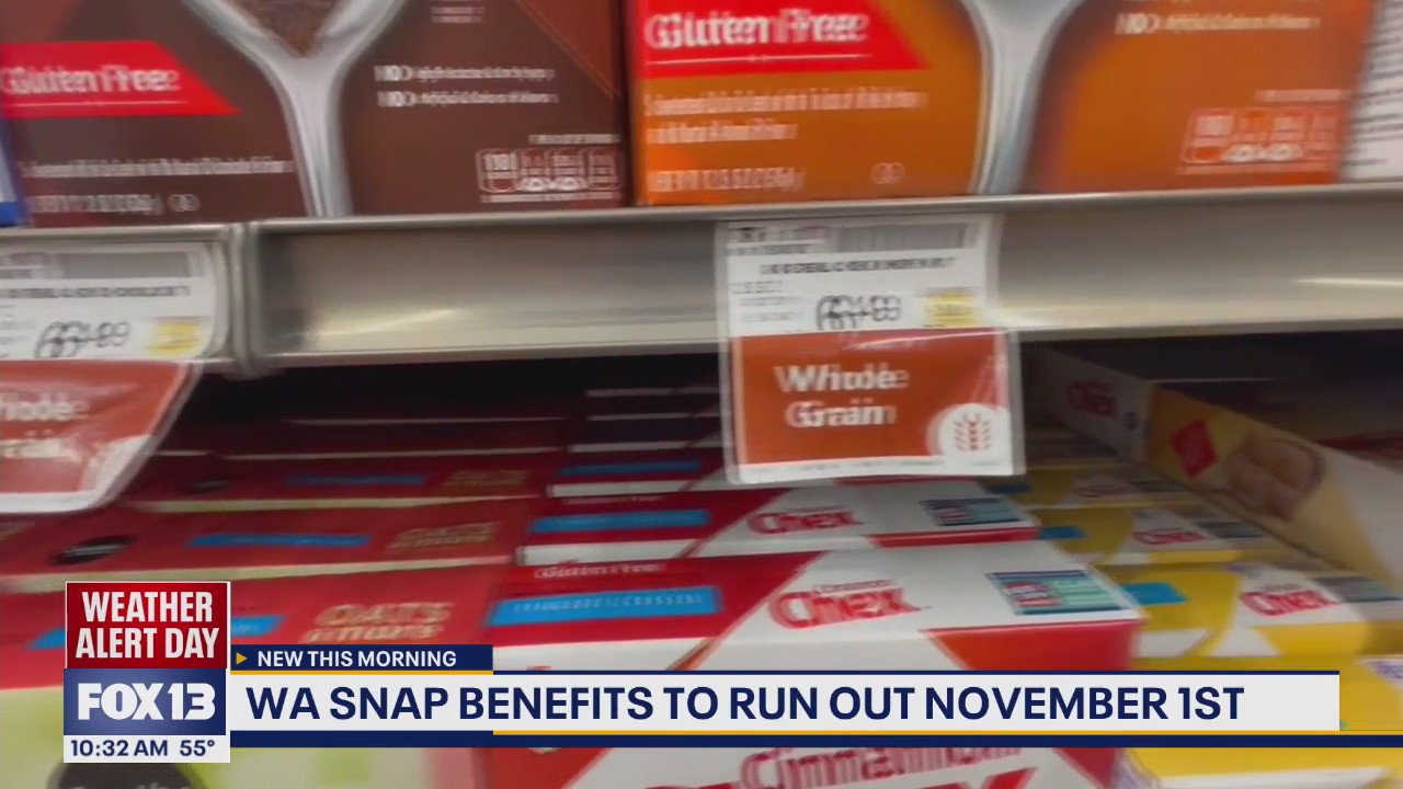 WA SNAP benefits to run out Nov. 1