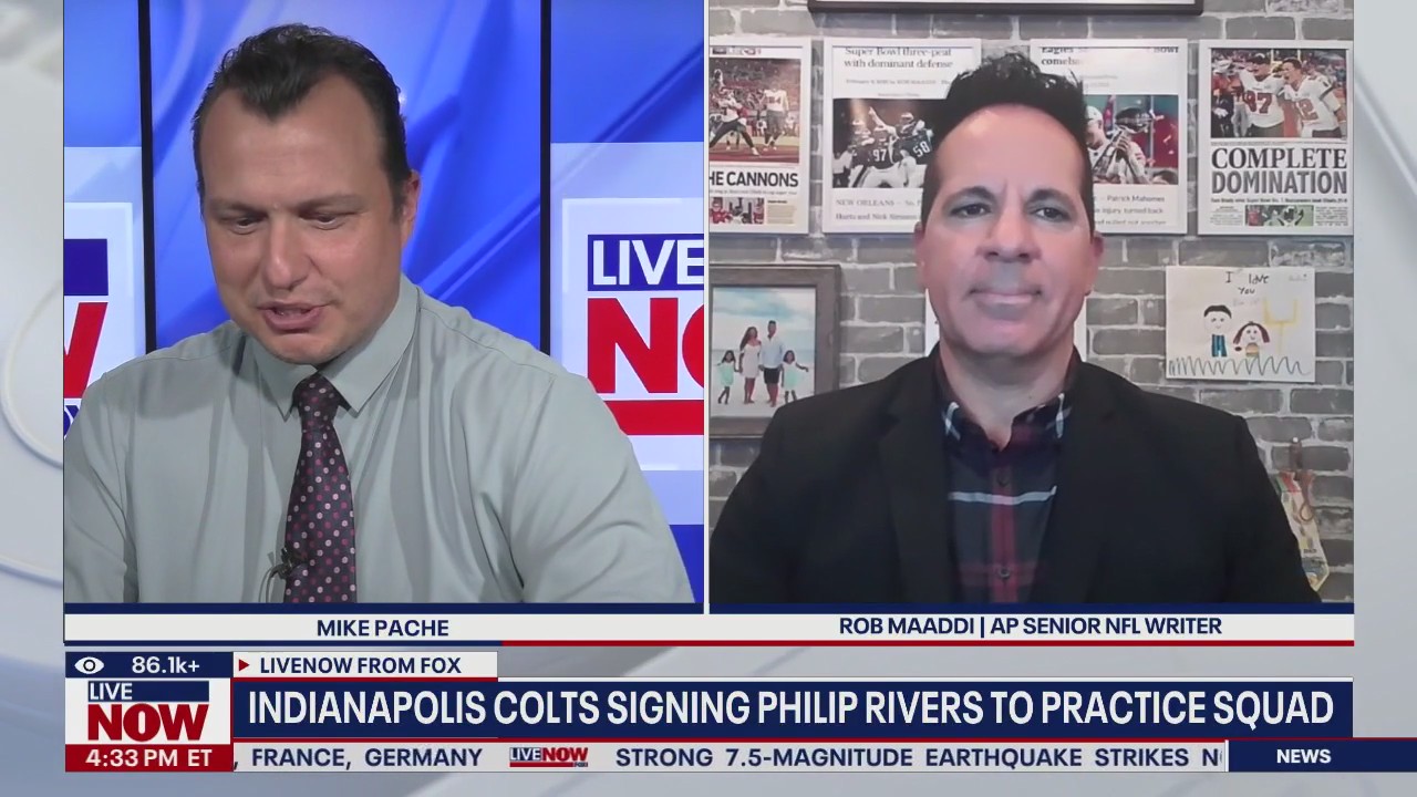 Colts sign 44-year-old Philip Rivers to practice squad