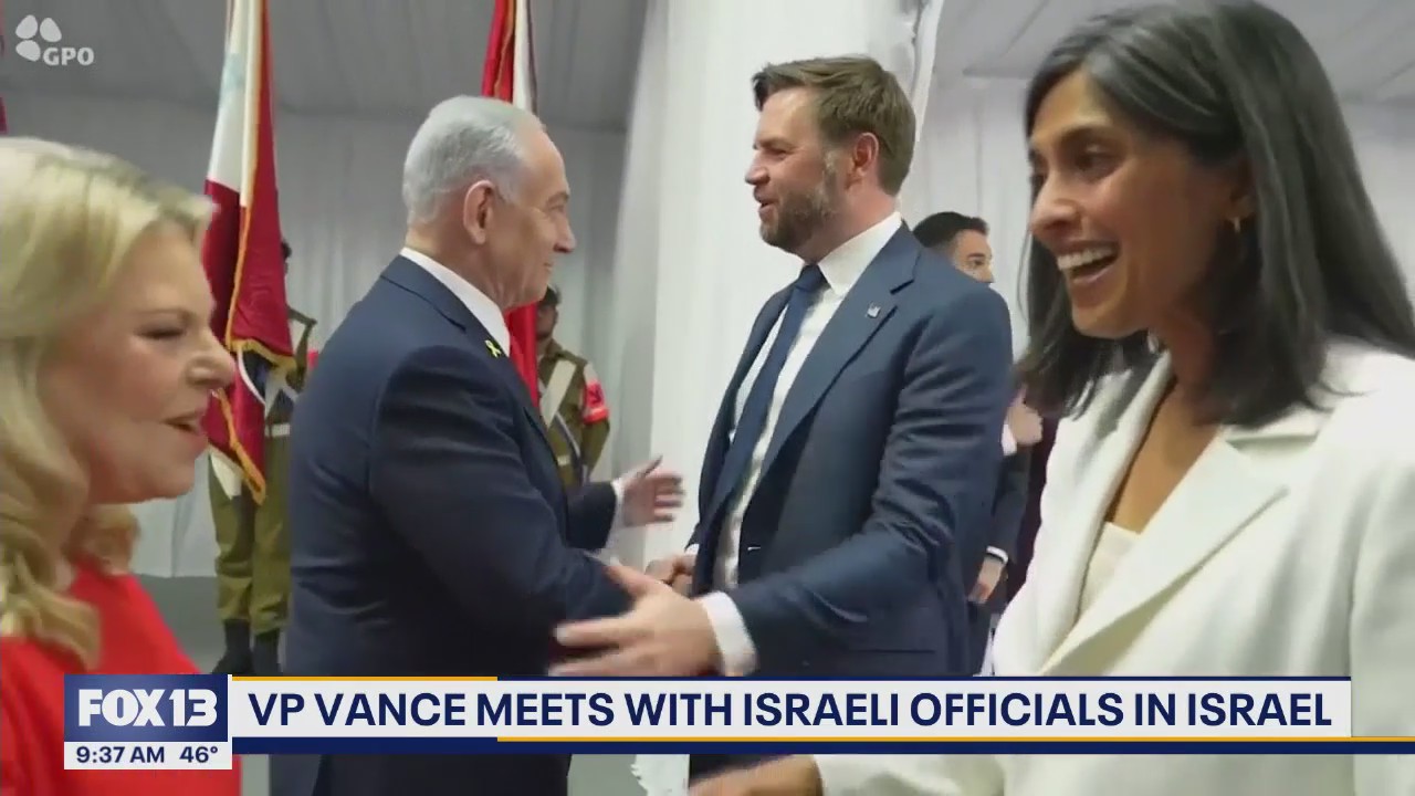 VP Vance meets Israeli leaders to further ceasefire talks