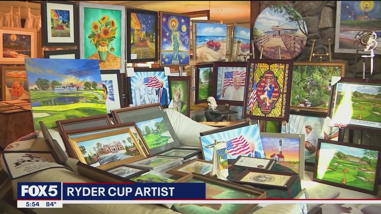 'Par for the course': Ryder Cup artist