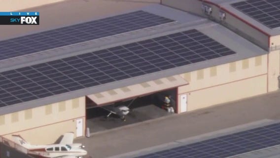 Stolen plane crashes at Van Nuys Airport