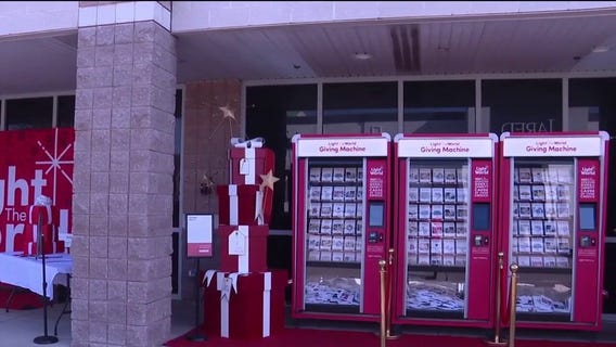 'The Giving Machine' spreads holiday joy all over the world