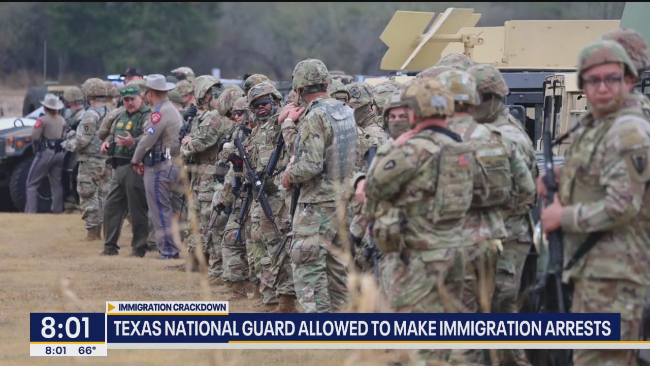 Texas National Guard allowed to make immigration arrests