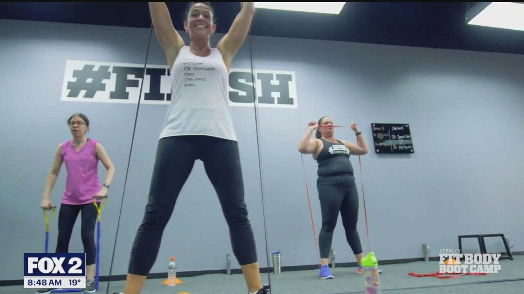 Berkley Fit Body Boot Camp making Christmas memories for foster kids