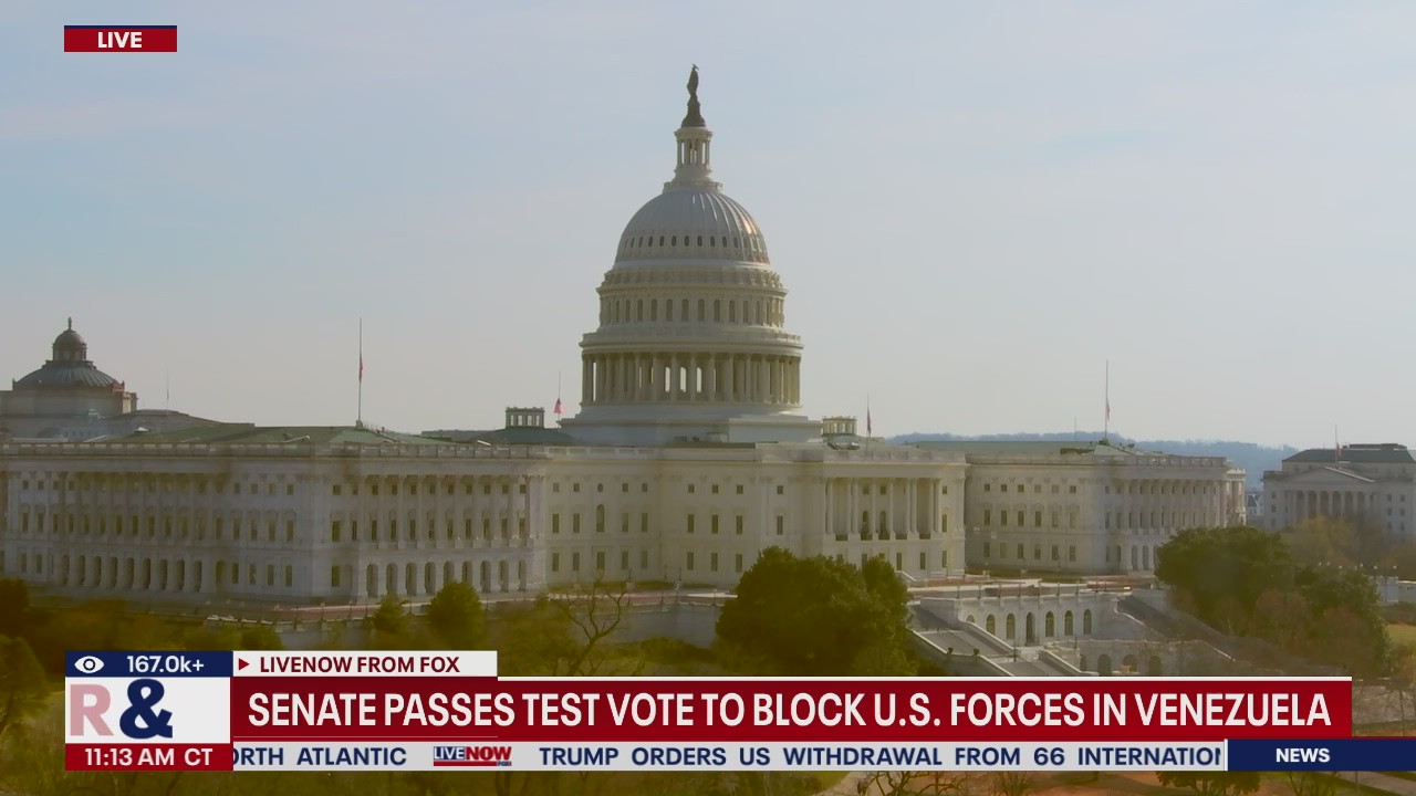 Senate backs vote to block US troops in Venezuela