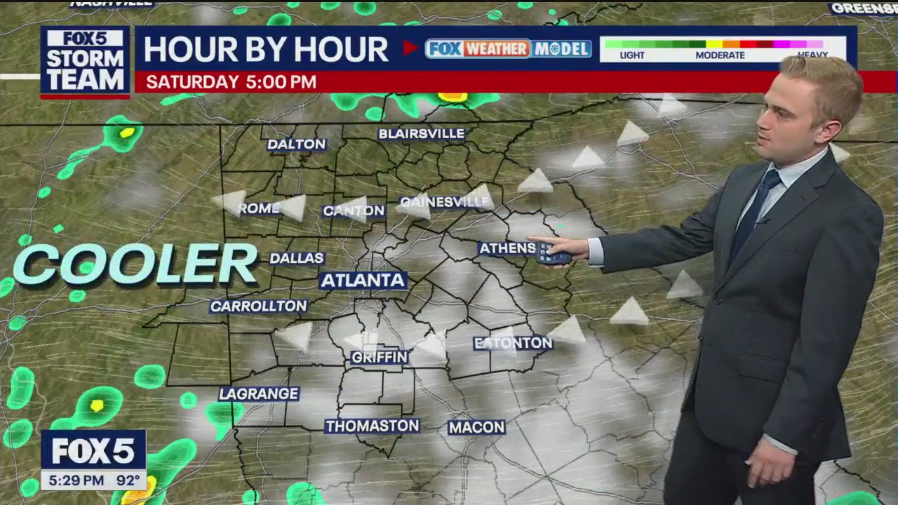 Wednesday evening forecast