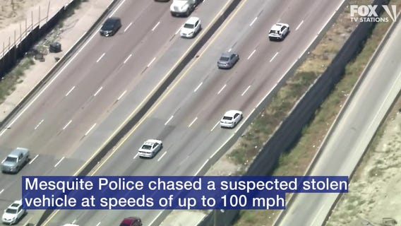 Craziest moments from Mesquite Police chase