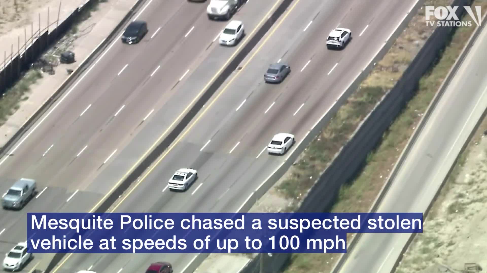 Craziest moments from Mesquite Police chase