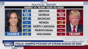 Kamala Harris picking up steam ahead of DNC