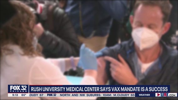 Rush University Medical Center reaches 99% vaccine compliance