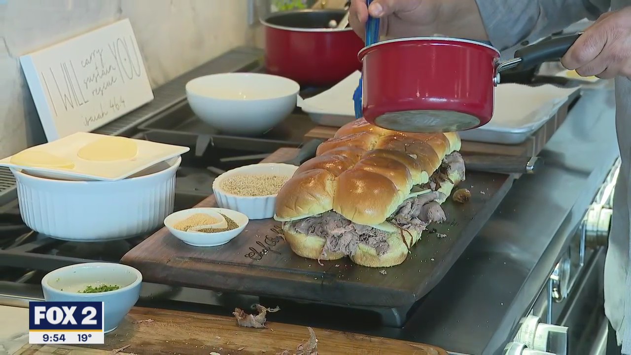 Chef Bobby's beef sliders