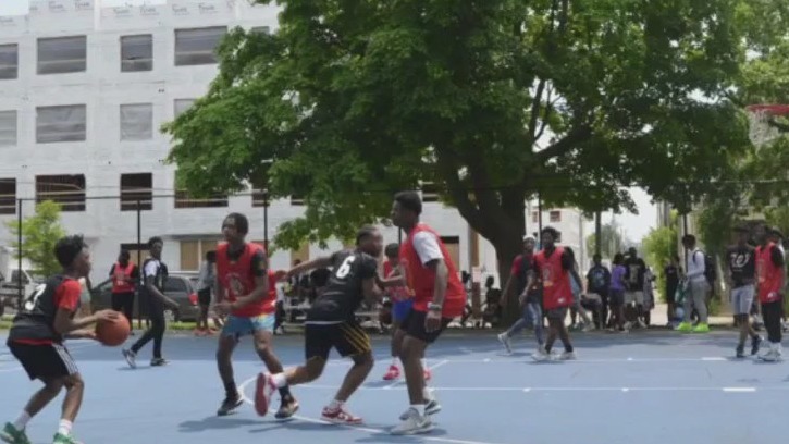 Teen Zone at Juneteenth celebration