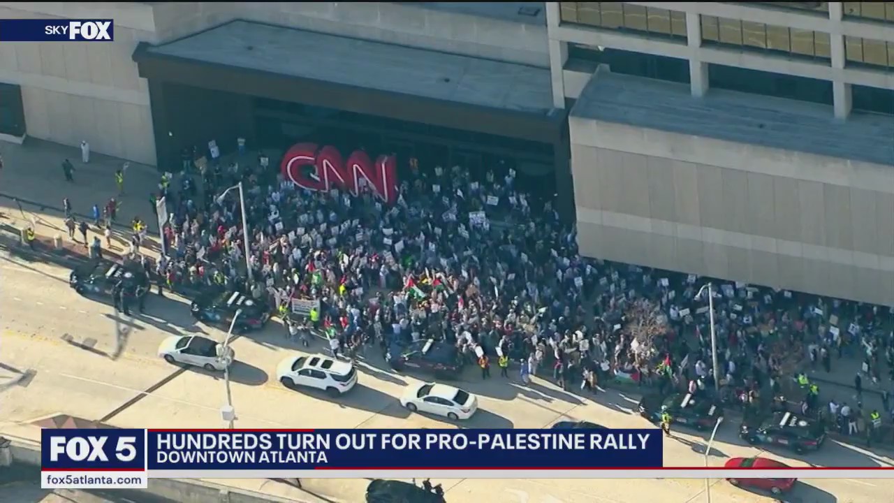 Pro-Palestine rally in Downtown Atlanta | FOX 5 Atlanta