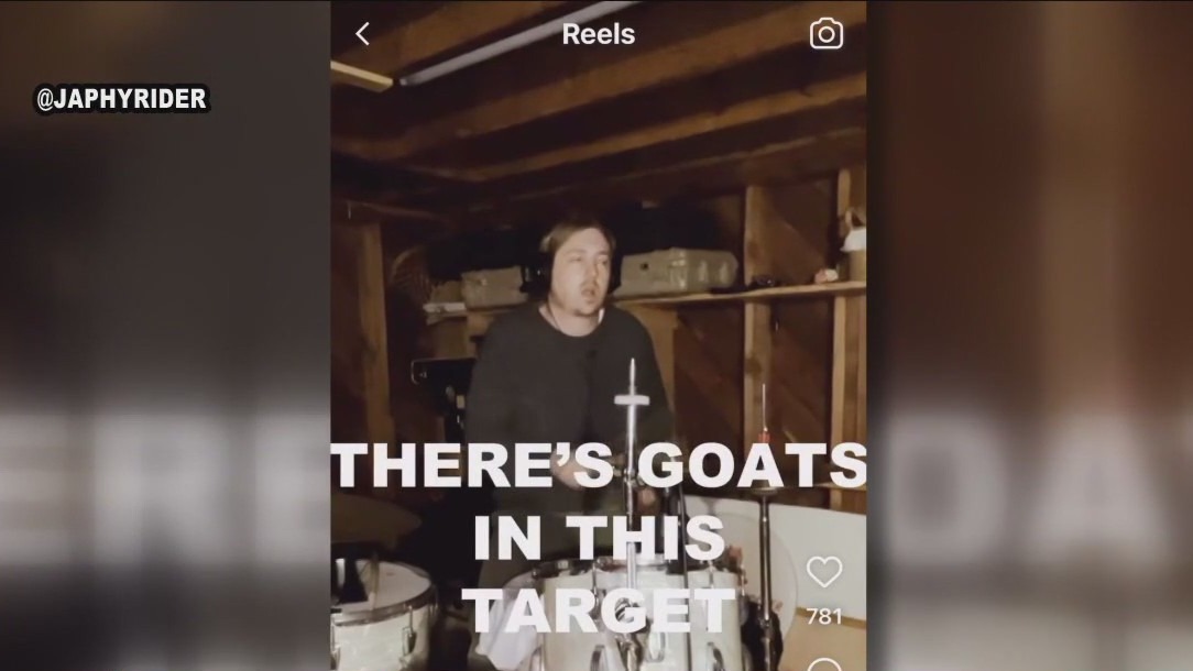 FOX 26 story about goats inside Spring Target becomes a trending song