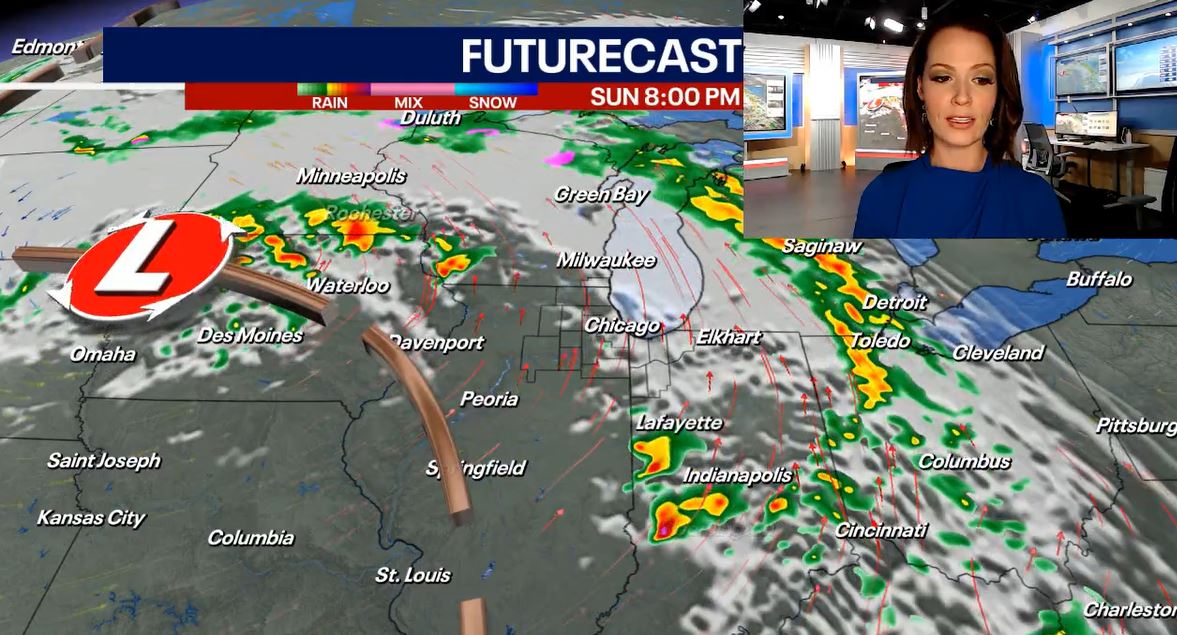 Rain returns on Sunday ? will it impact the view for Monday's solar eclipse?