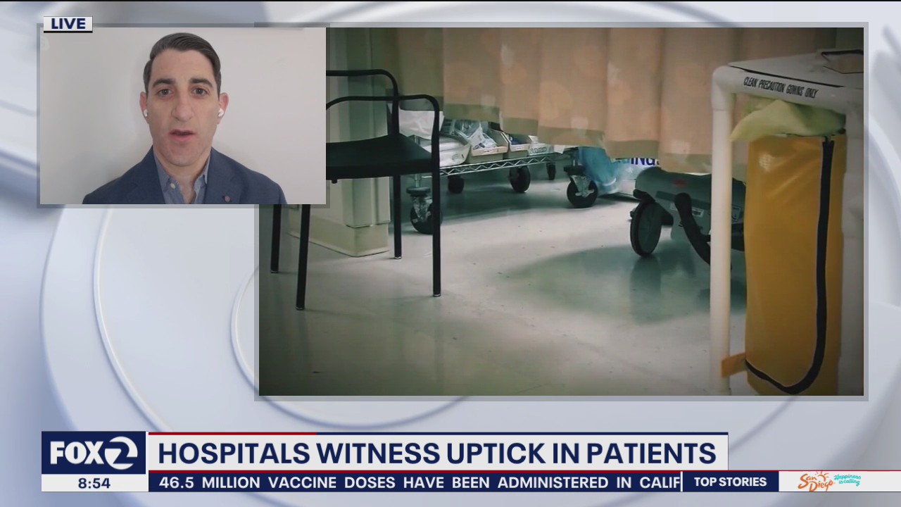 Mostly unvaccinated patients put strain on California hospitals