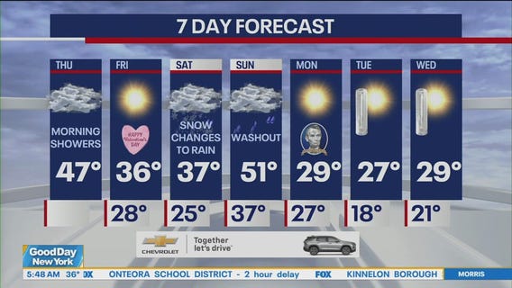 NYC weather forecast