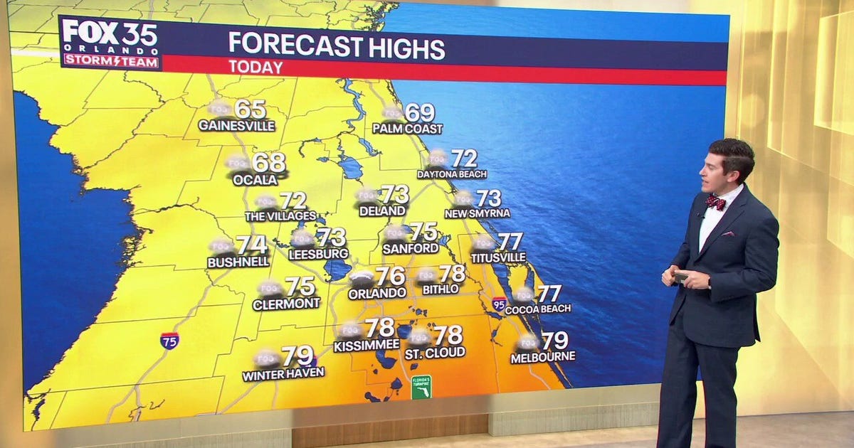 Orlando AM Weather Forecast: Cold front swings into Central Florida