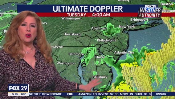 Weather Authority: Tuesday, 5 a.m. forecast