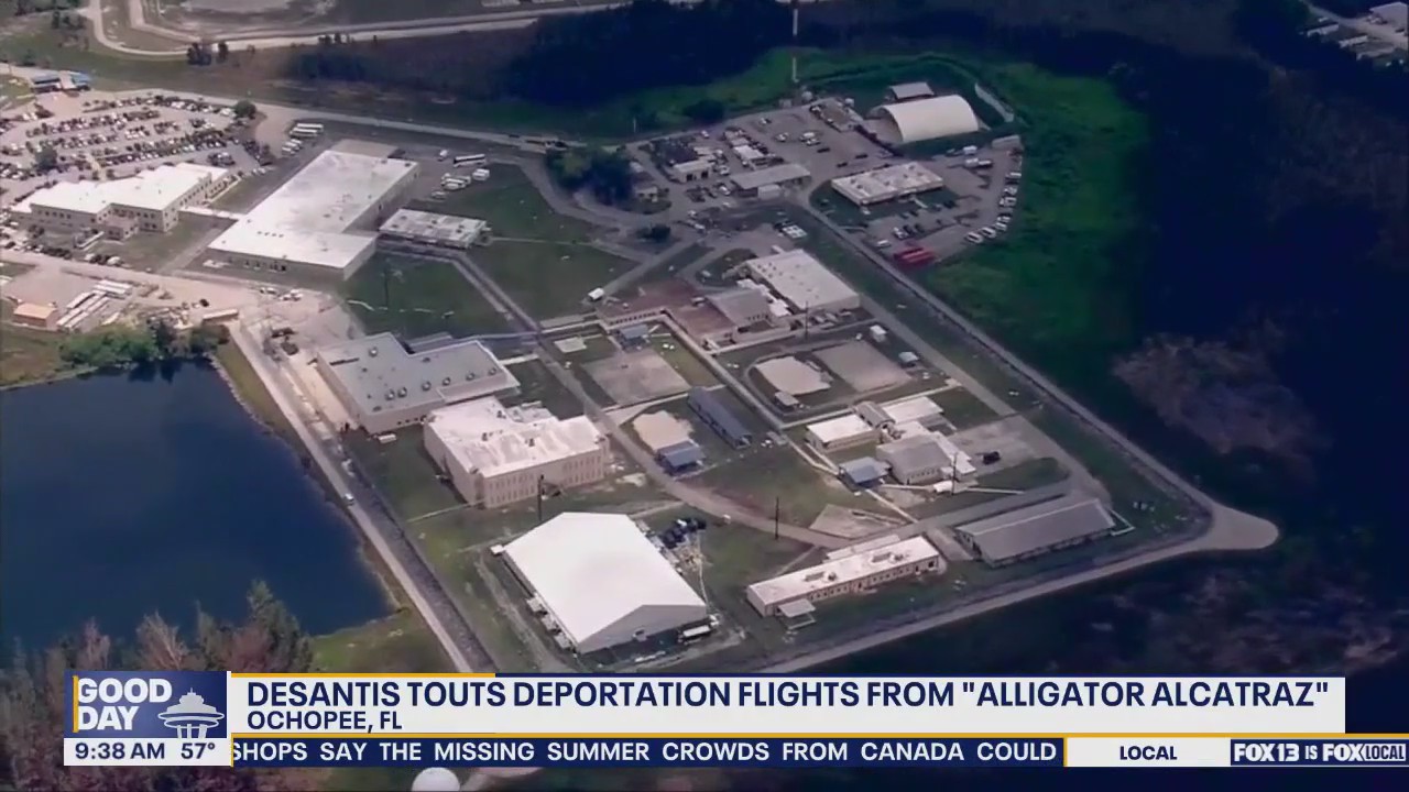 Alligator Alcatraz: DeSantis ramps up deportation flights