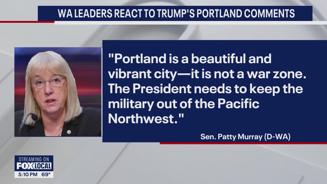 WA leaders react to Trump's troop deployment to Portland
