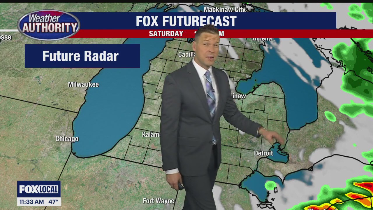 A dry and seasonal end to the work week