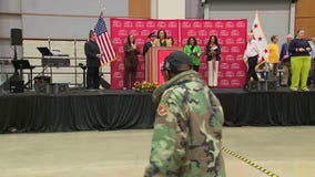 DC Mayor Bowser speaks at the Annual Feast of Sharing