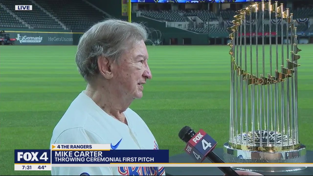 Longtime Rangers fan chosen to throw out first pitch