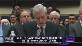 Mueller says Trump 'not exonerated' in testimony on Capitol Hill