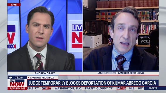 Judge temporarily blocks Abrego Garcia's deportation