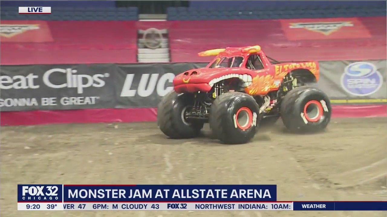 The mud and dirt will be flying at Allstate Arena. Monster Jam is in town.