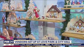 Vendors set up shop at Philadelphia's Christmas Village!