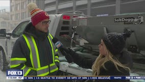 Winter storm covers Philadelphia, PA in snow