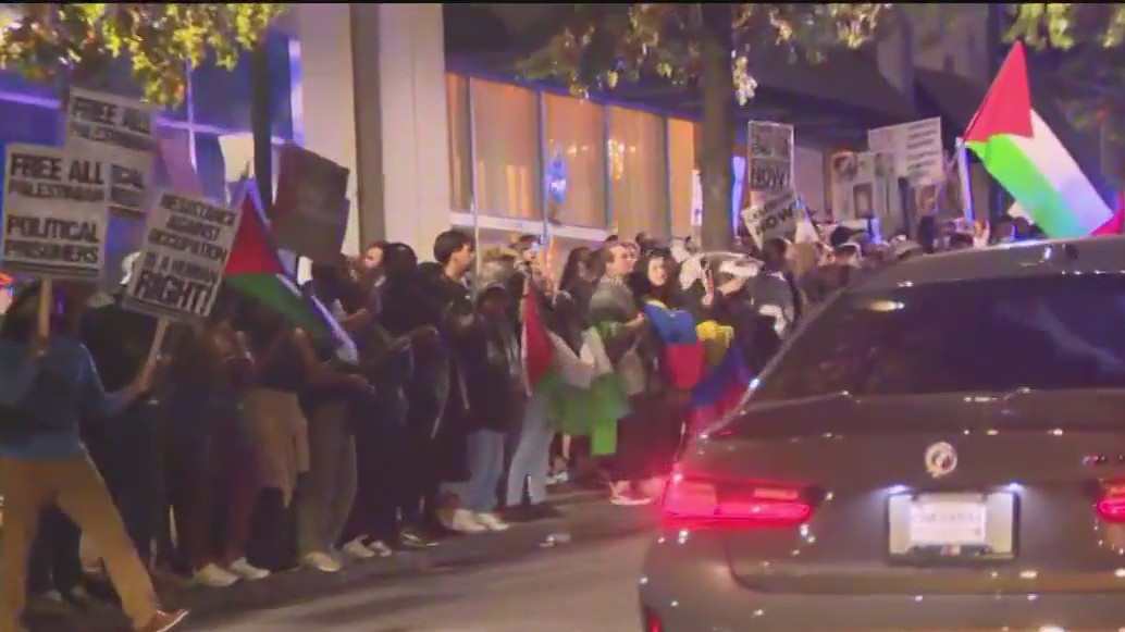 Pro-Palestinian rally in Midtown Atlanta | FOX 5 Atlanta