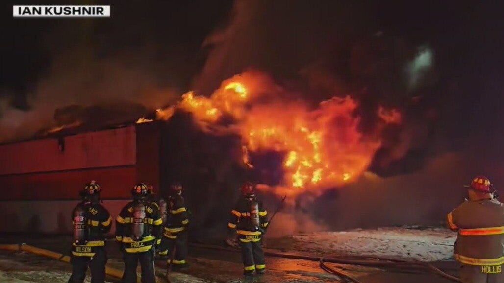 Large fire damages Garden City strip mall