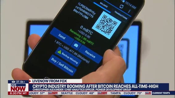 Crypto booming as Bitcoin hits all-time high