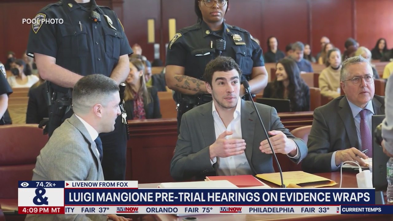 Mangione pre-trial hearing wraps-up