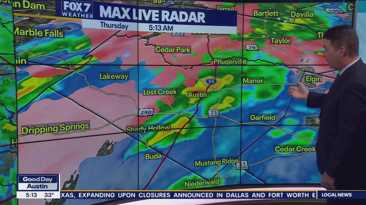 Texas weather: Freezing rain and rain to start day but temperatures will go up