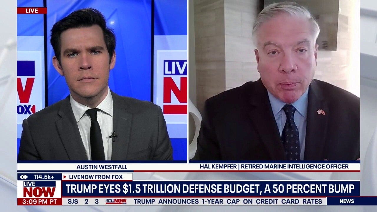 President Trump eyes $1.5 trillion defense budget