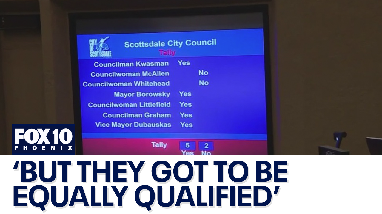 Scottsdale City Council votes to end DEI hiring practices