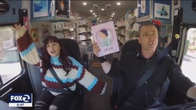 Sing along with Santa Clara City Library's karaoke bookmobile