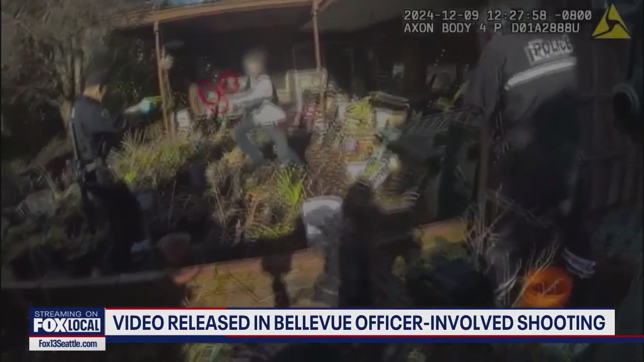 Bodycam video released in Bellevue officer-involved shooting