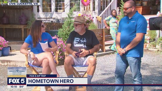 FOX 5 Zip Trip Lucketts: Hometown Hero!