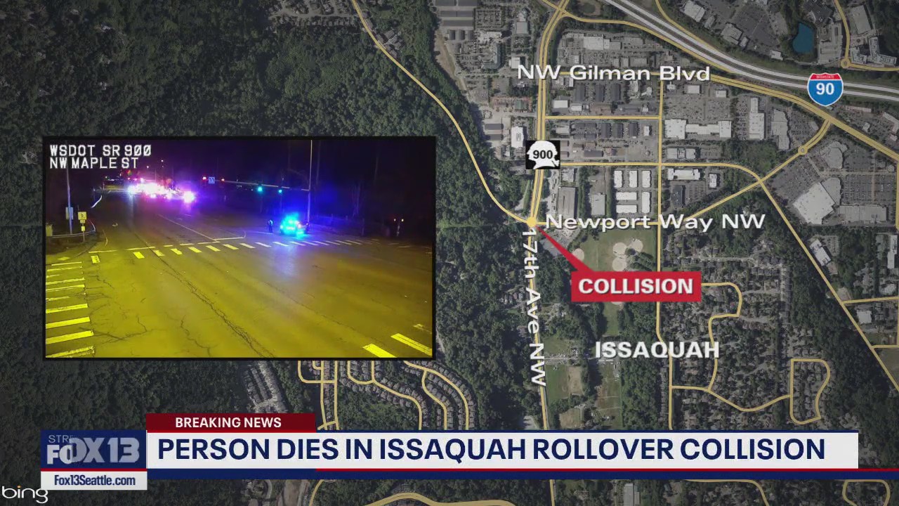 1 dead in Issaquah rollover crash