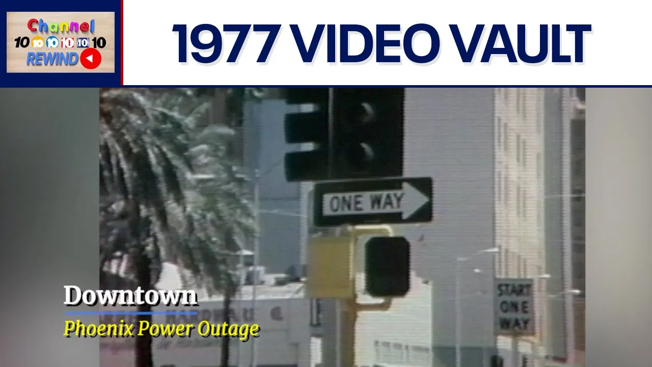 Channel 10 Rewind: 1977 - Downtown Phoenix blackout | Video Vault