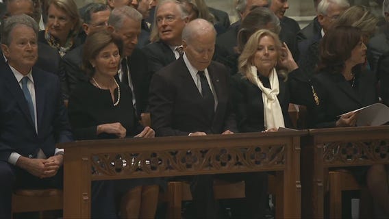 WATCH: Biden, Harris, Pence, and Bush arrive at Dick Cheney's funeral service