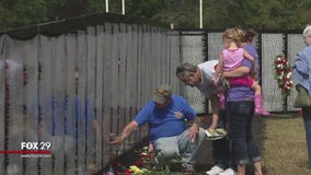 Vietnam Traveling Memorial Wall stops in Pennsville, New Jersey