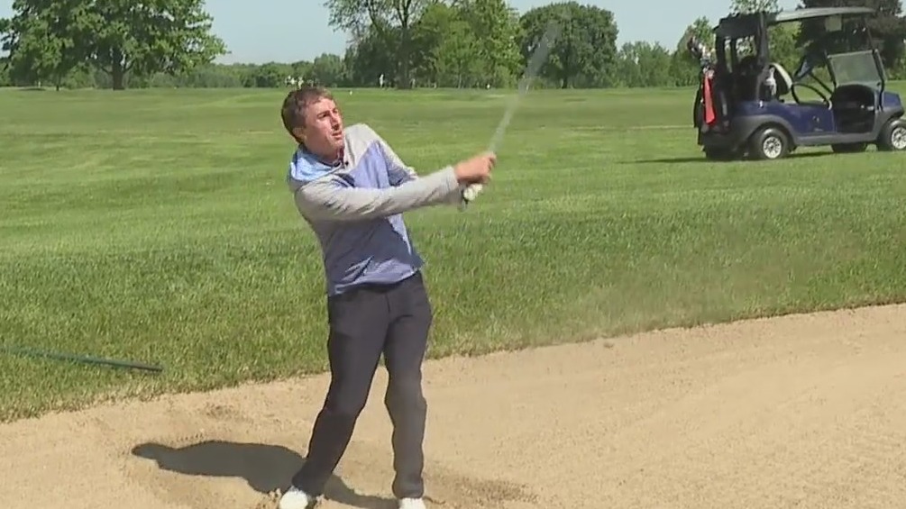 Blue Mound head golf pro plays 100 holes in 1 day for charity